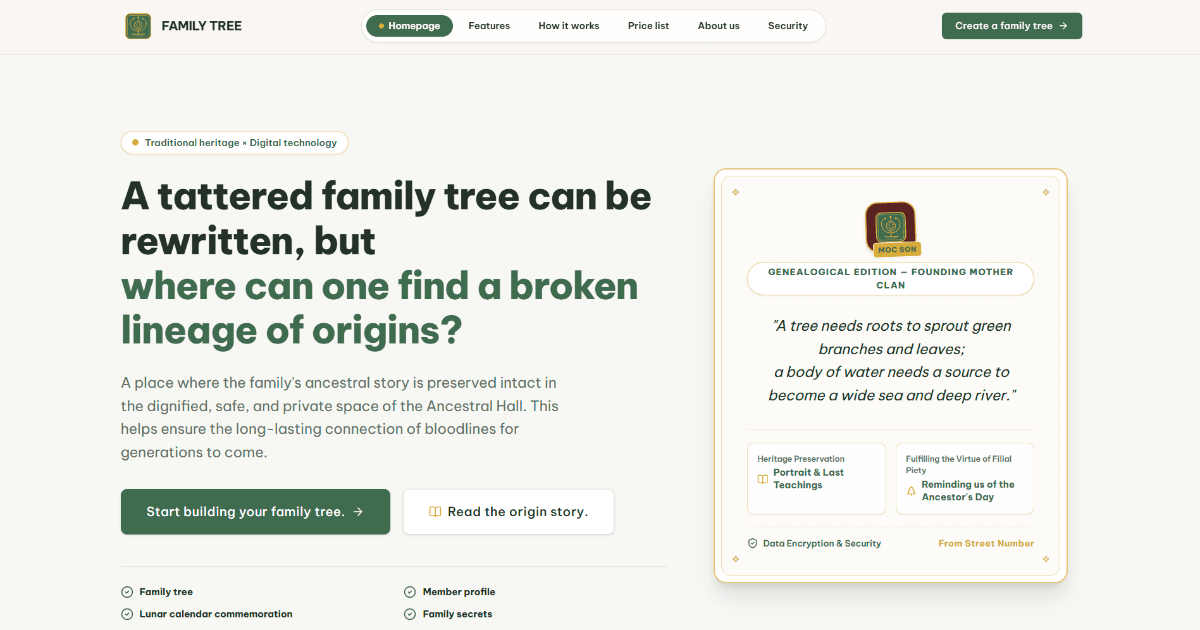 Genealogy Management System — Digital Ancestral Platform